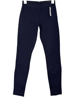 J Crew Navy Blue Pixie Ponte Leggings Size 2 NWT Womens